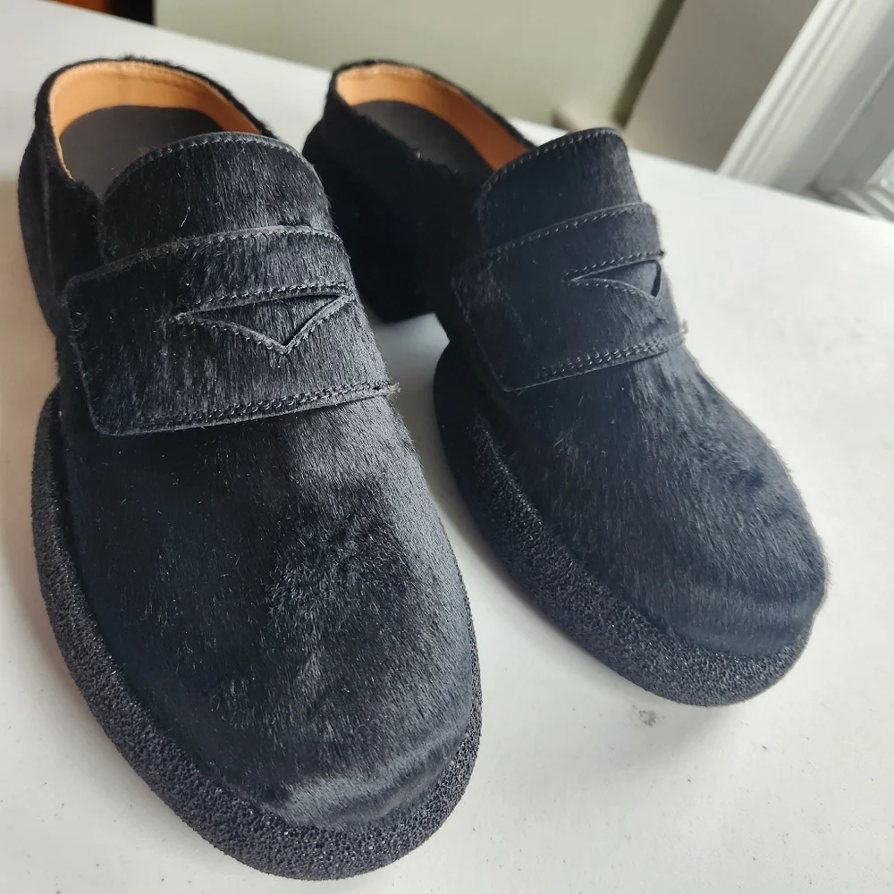Dries Van Noten Calf-hair slip-on loafers multiple sizes BNWOB - Picture 3 of 7